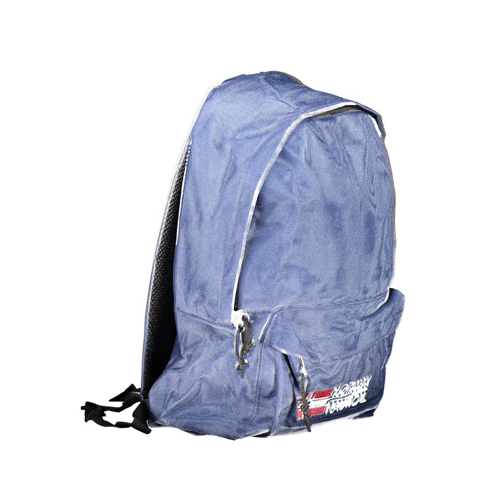 Front view with bag zipped and handles upright.