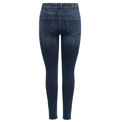 Only Blue Cotton Skinny Jeans