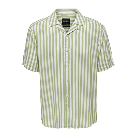 Only & Sons Bicolor Cotton Pattern Shirt