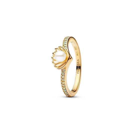 PANDORA JEWELRY Mod. DISNEY PRINCESS ARIEL PEARL SHELL RING