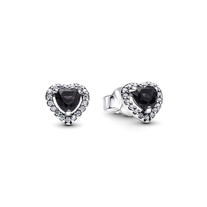 PANDORA JEWELRY Mod. ELEVATED HEART STUD EARRINGS