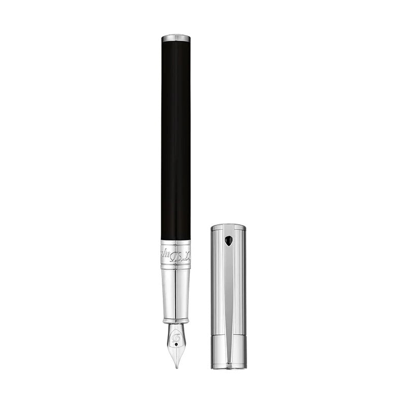 PENNE S-T- DUPONT MOD. 260204 luxury fountain pen with sleek design and detachable cap