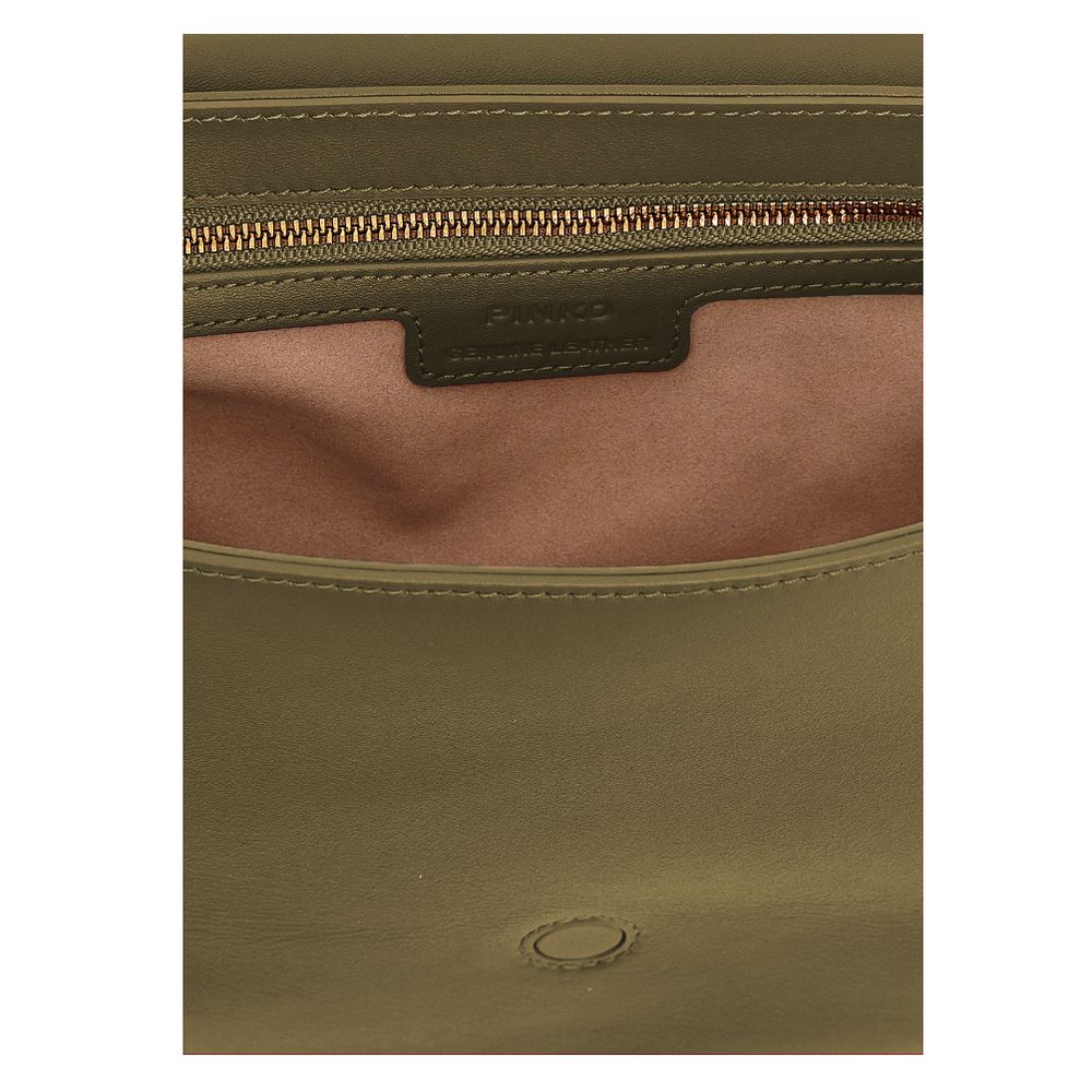 Front view with bag zipped and handles upright.