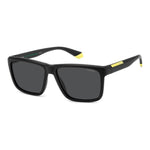 POLAROID MOD. PLD 2164_S black sunglasses for men, made from polycarbonate, featuring a sleek and modern design.