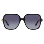 POLAROID MOD. PLD 6219_S women's sunglasses, square black frame with gradient lenses, stylish eyewear for ladies.