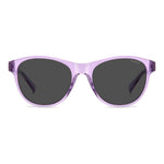 Unisex POLAROID MOD. PLD 8066_S sunglasses in purple polycarbonate frame