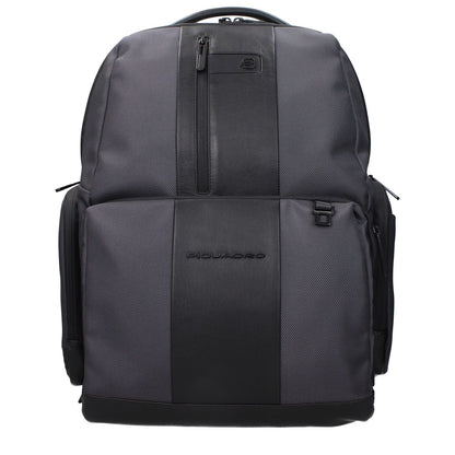 Piquadro Gray Nylon Backpack