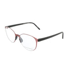 Porsche Design Burgundy Metal Frames P8312F unisex glasses, metal material, burgundy color, lens/bridge/temple size 51/19/140mm.