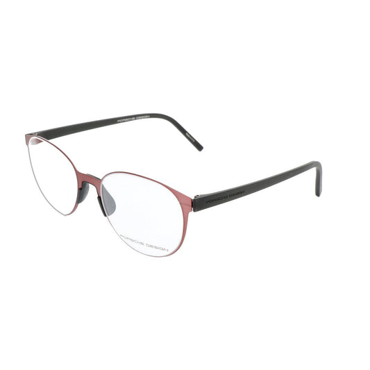 Porsche Design Burgundy Metal Frames P8312F unisex glasses, metal material, burgundy color, lens/bridge/temple size 51/19/140mm.