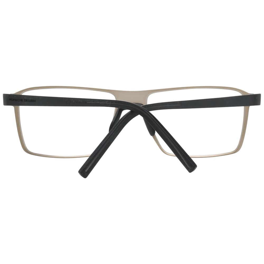Porsche Gold Stainless Steel Frames - Men's glasses model P8309-54C with golden color and black temples, size 54/16/140mm.