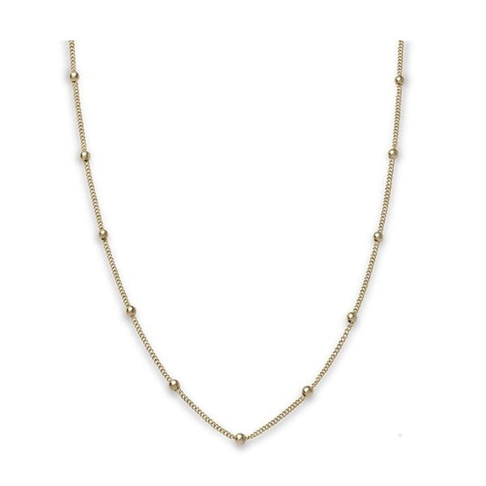 ROSEFIELD JEWELS JEWELRY Mod. JDCHG-J057 delicate gold chain necklace with small beads