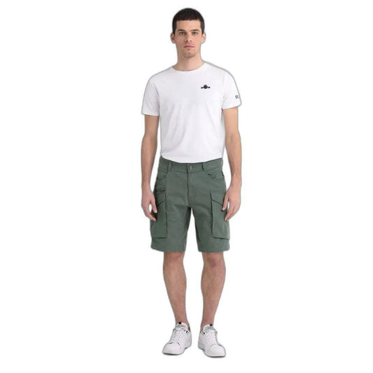 Replay Bicolor Cotton Bermuda Shorts