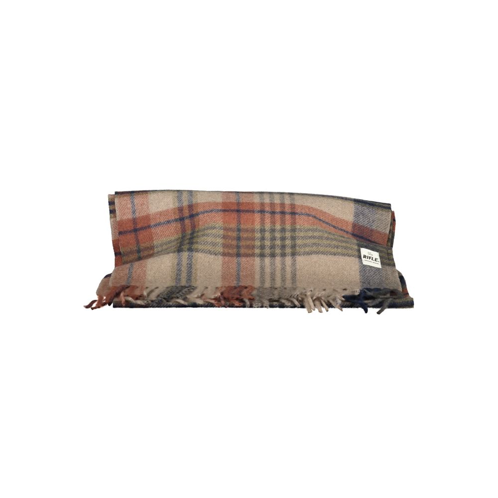 Rifle Marrone Polyester Men Scarf