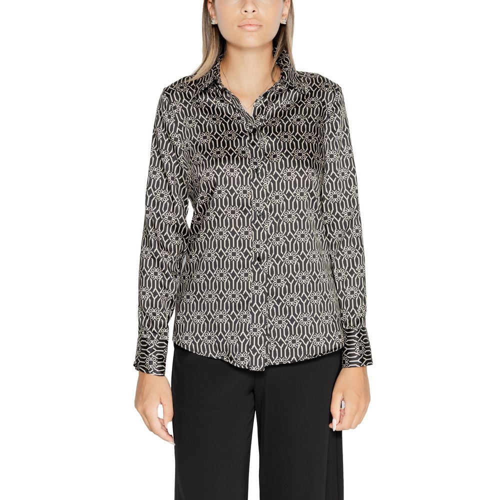 Rinascimento Black Polyester Blouse