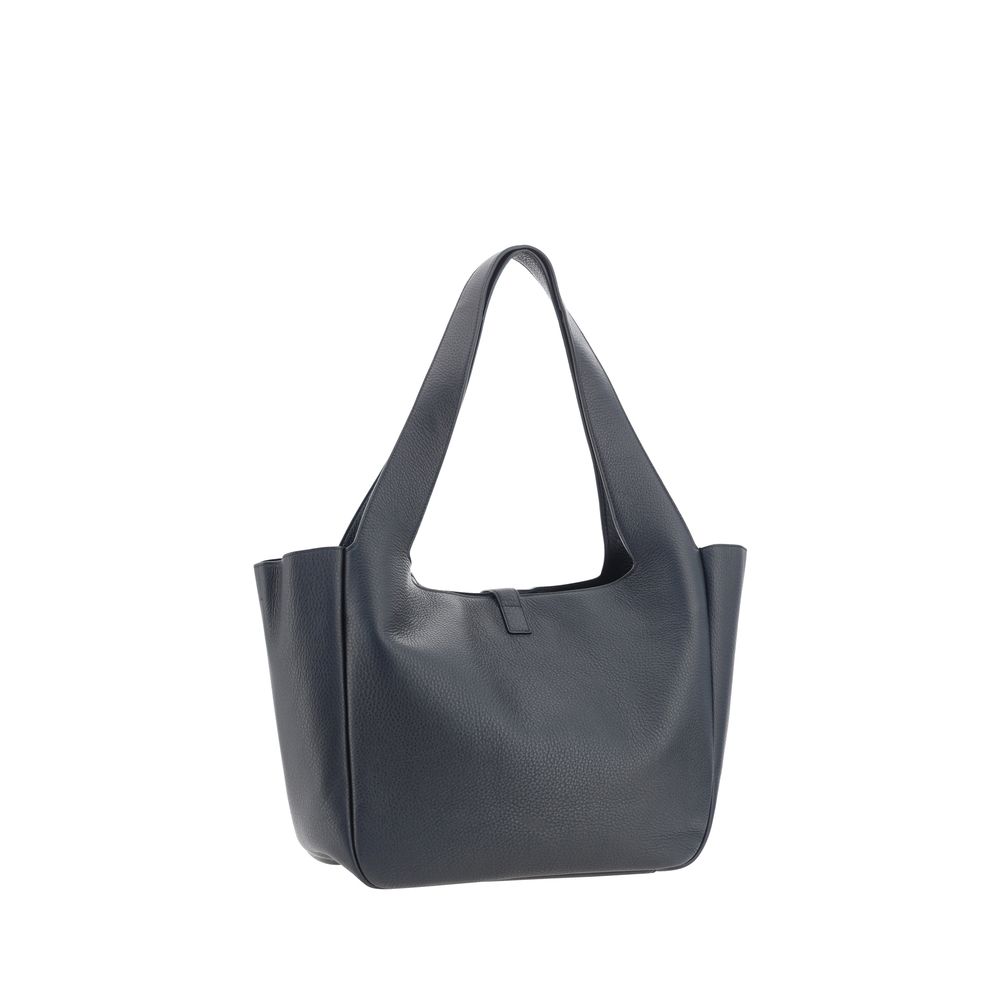 Front view with bag zipped and handles upright.