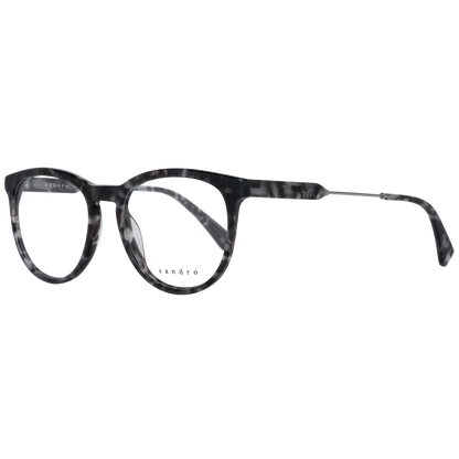 Sandro Gray Plastic Glasses (Frames), men's full-rim design, 51-18-145, grey plastic, includes branded case, no spring hinge.