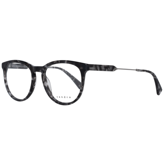 Sandro Gray Plastic Glasses (Frames), men's full-rim design, 51-18-145, grey plastic, includes branded case, no spring hinge.