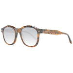 Scotch & Soda Brown Men Sunglass with square acetate frame, green gradient lenses, providing 100% UVA & UVB protection.