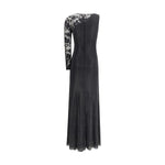 Self-Portrait Lace and rhinestone long Dress