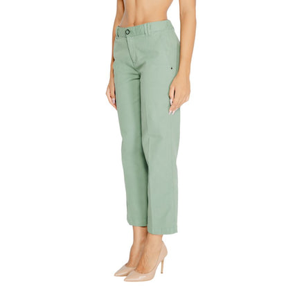 Street One Turquoise Cotton Pant