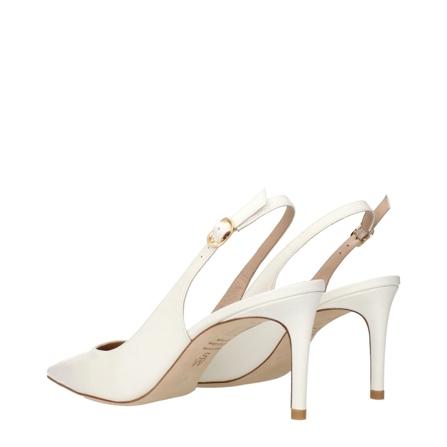 Stuart Weitzman Beige Leather Pumps