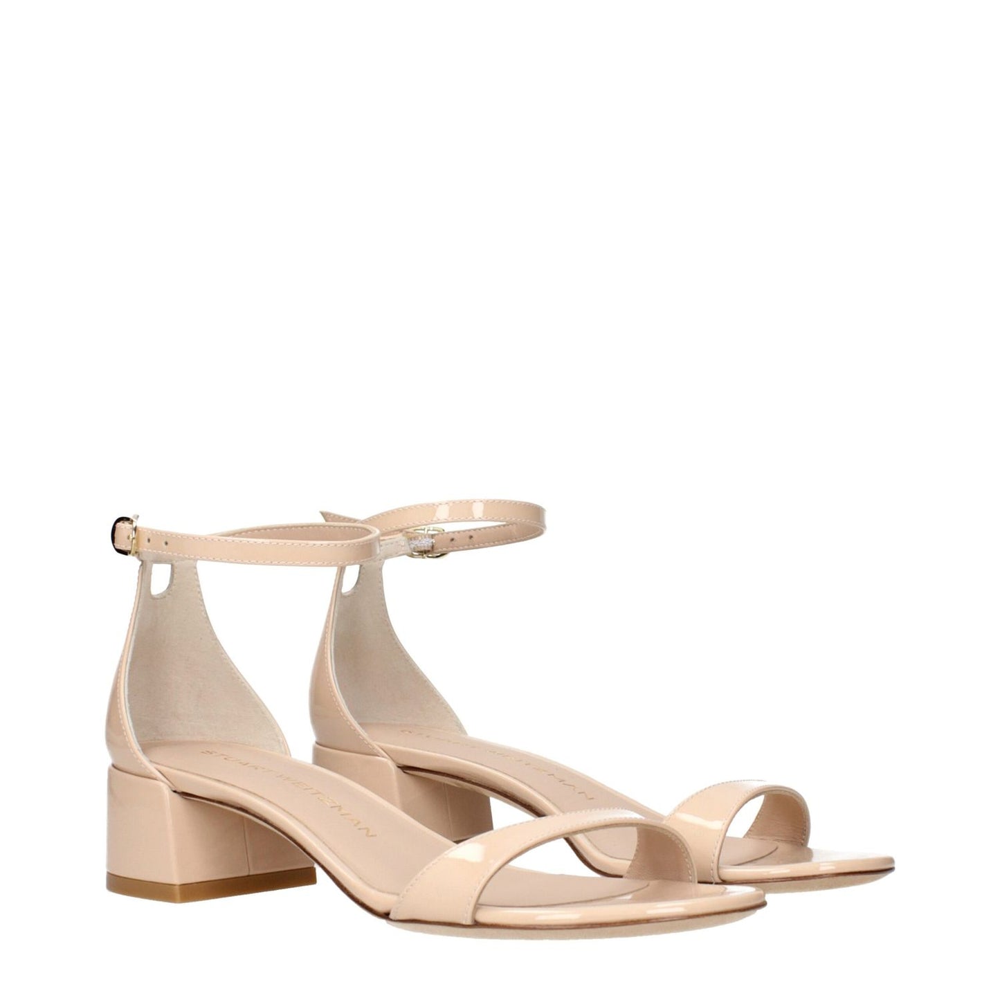 Stuart Weitzman Beige Leather Sandals