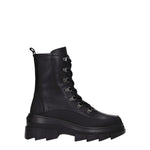 Stuart Weitzman Black Leather Ankle Boots