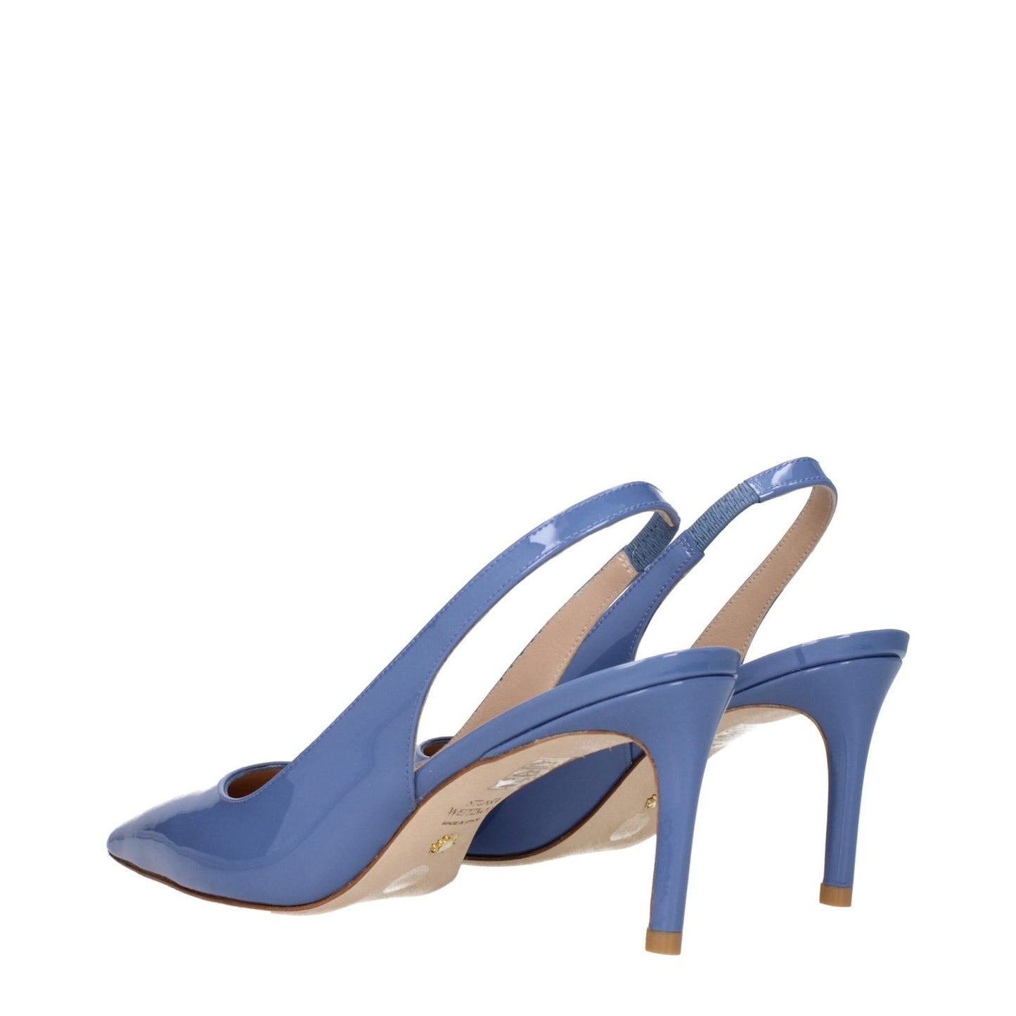 Stuart Weitzman Light Blue Leather High Heel Pumps