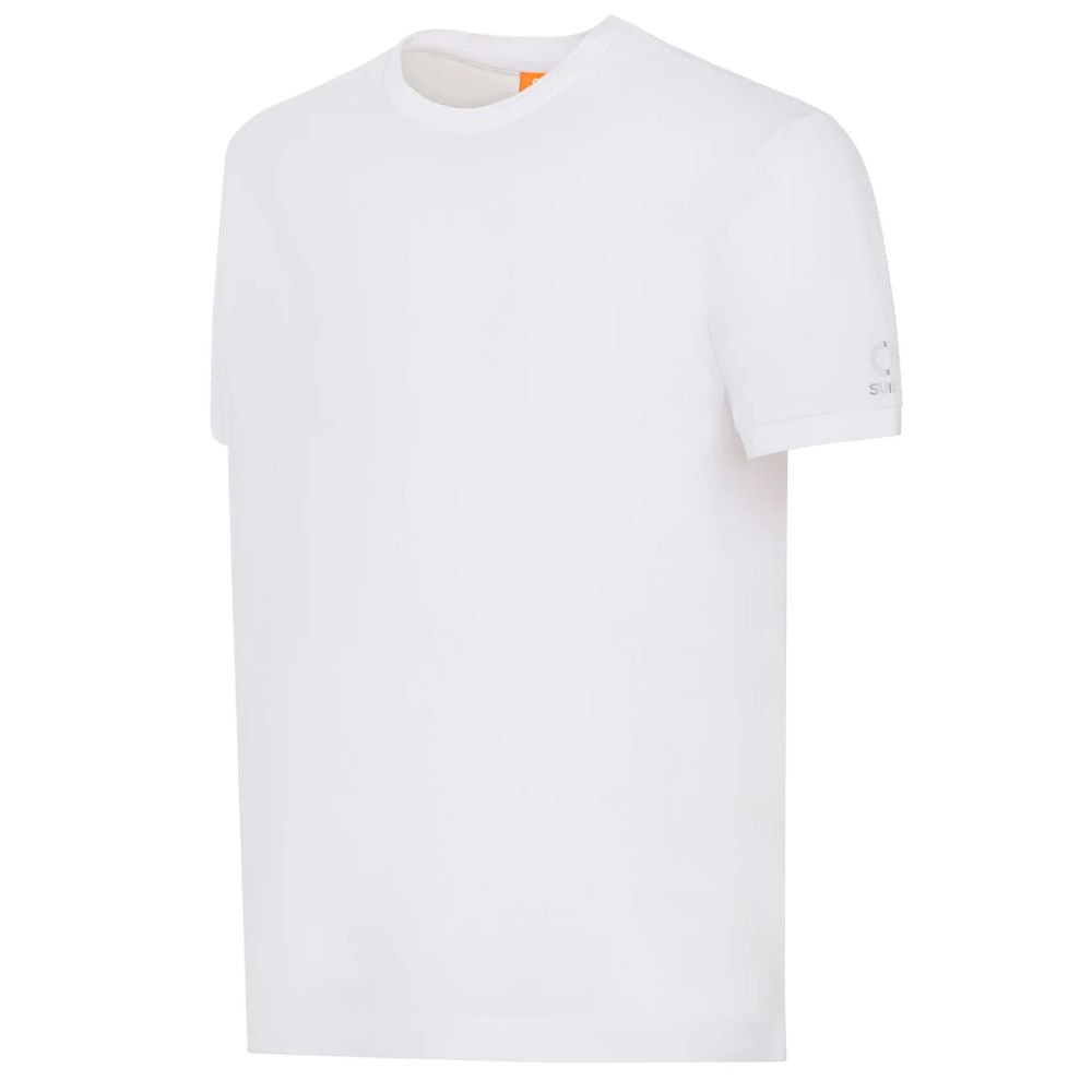 Suns White Cotton T-Shirt