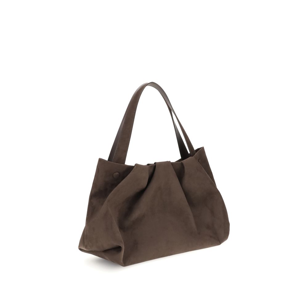 THEMOIRè Brown Other Fibres Shoulder Bag