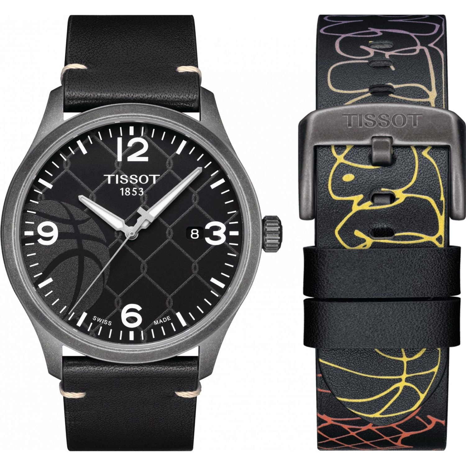 TISSOT Mod. GENT XL 3X3 STREET BASKETBALL Special Pack + Extra Strap