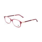 Tod's Red Acetate Frames, women's eyeglasses with 54/15/140 mm acetate frame in red color.