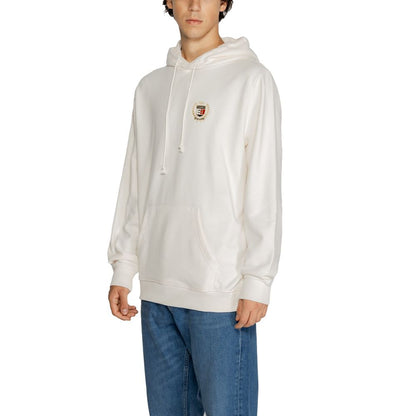 Tommy Hilfiger Jeans White Cotton Hoodie