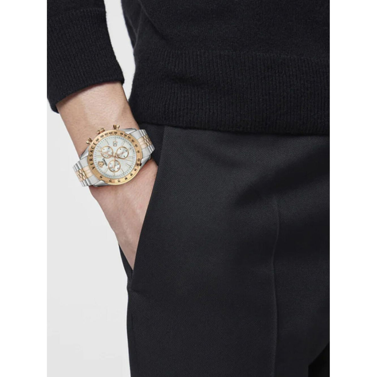 VERSACE Mod. CHRONO MASTER - SILVER