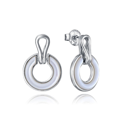 Silver earrings - VICEROY JEWELS Mod. 13200E000-90, 925° silver, quartz analog, water resistant, multifunction, 35 mm case.