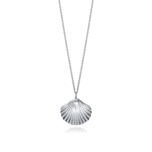 Silver 925° necklace by VICEROY JEWELS Mod. 61070C000-00 with shell pendant on chain, displayed in official box.