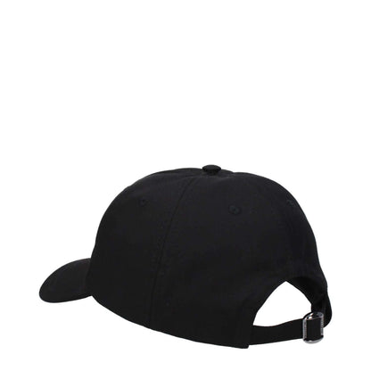 Valentino Garavani Black Cotton Cap (Baseball Hat)
