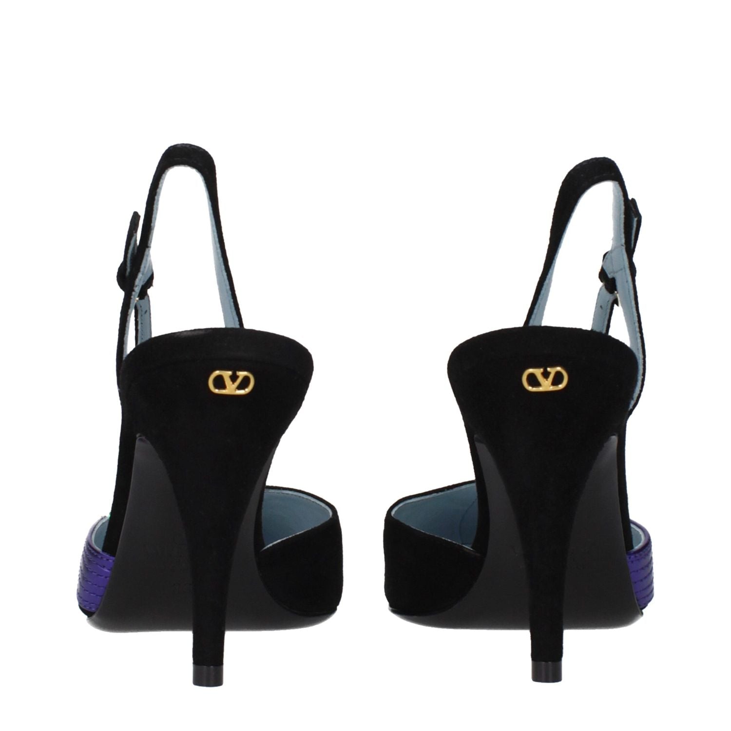 Valentino Garavani Black Leather Pumps