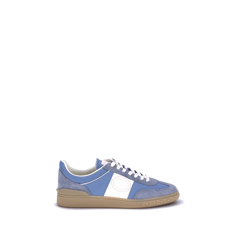 Valentino Garavani Light Blue Rubber Low Top Sneakers