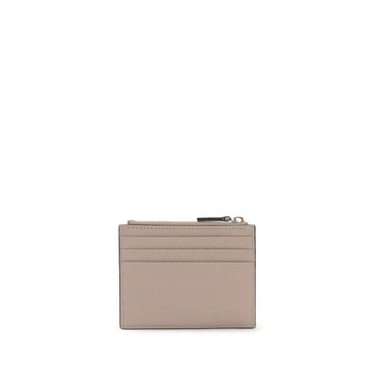 Valentino Garavani Multicolor Calf Leather Bos Taurus Wallet with studs and card slots for elegant everyday style.