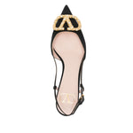 Valentino Garavani VLogo Slingback Pumps 40 Medium Heel