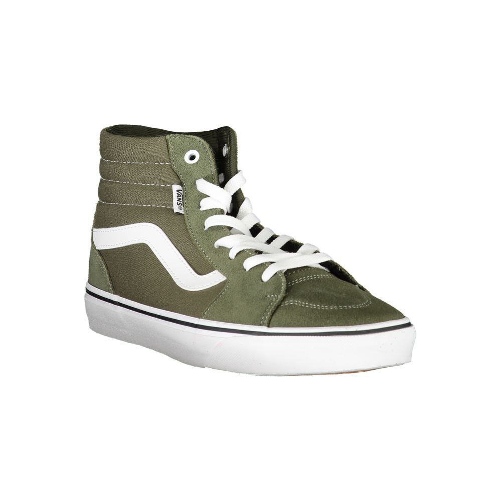Vans Verde Polyurethane Men Sneaker 1728,67403481248,Athletic - Sneakers - Shoes,EU40.5/US7.5,Green,Men,New with tags,Shoes,Sneakers - Shoes,Vans