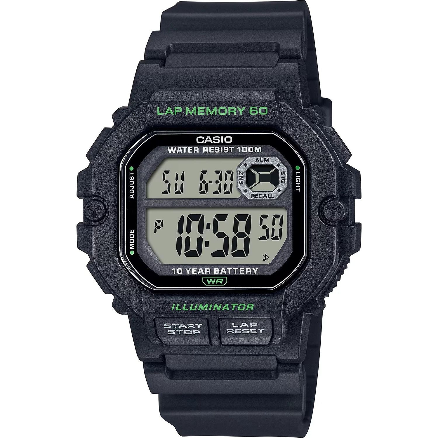 CASIO SPORT Mod. ILLUMINATOR LAP MEMORY 60