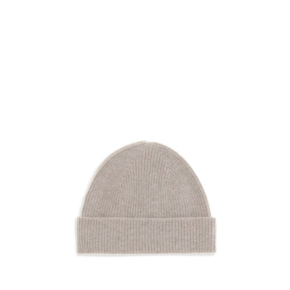 ZEGNA Beige Cashmere Beanie made from Oasi cashmere, showcasing luxury and softness for ultimate comfort and sophistication.