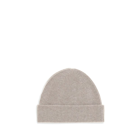 ZEGNA Beige Cashmere Beanie made from Oasi cashmere, showcasing luxury and softness for ultimate comfort and sophistication.